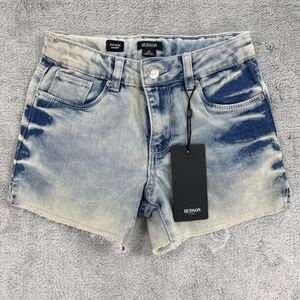 Hudson Jeans Shorts Girls 12 Pantalones Cortos Cut-Off Side Vent Blue Mid Rise